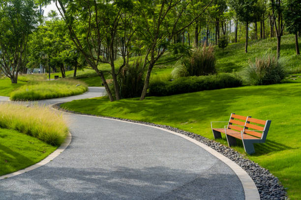 Jardin professionnel entretenu par Espaces Verts Lyonnais à Givors et région lyonnaise